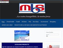 Tablet Screenshot of mbs-srl.com